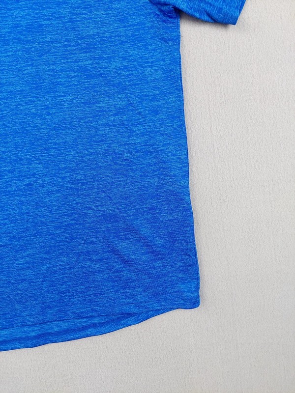 Under Armour Men Athletic T Shirt M Blue Logo Moisture Wicking Tech Tee Training gallery