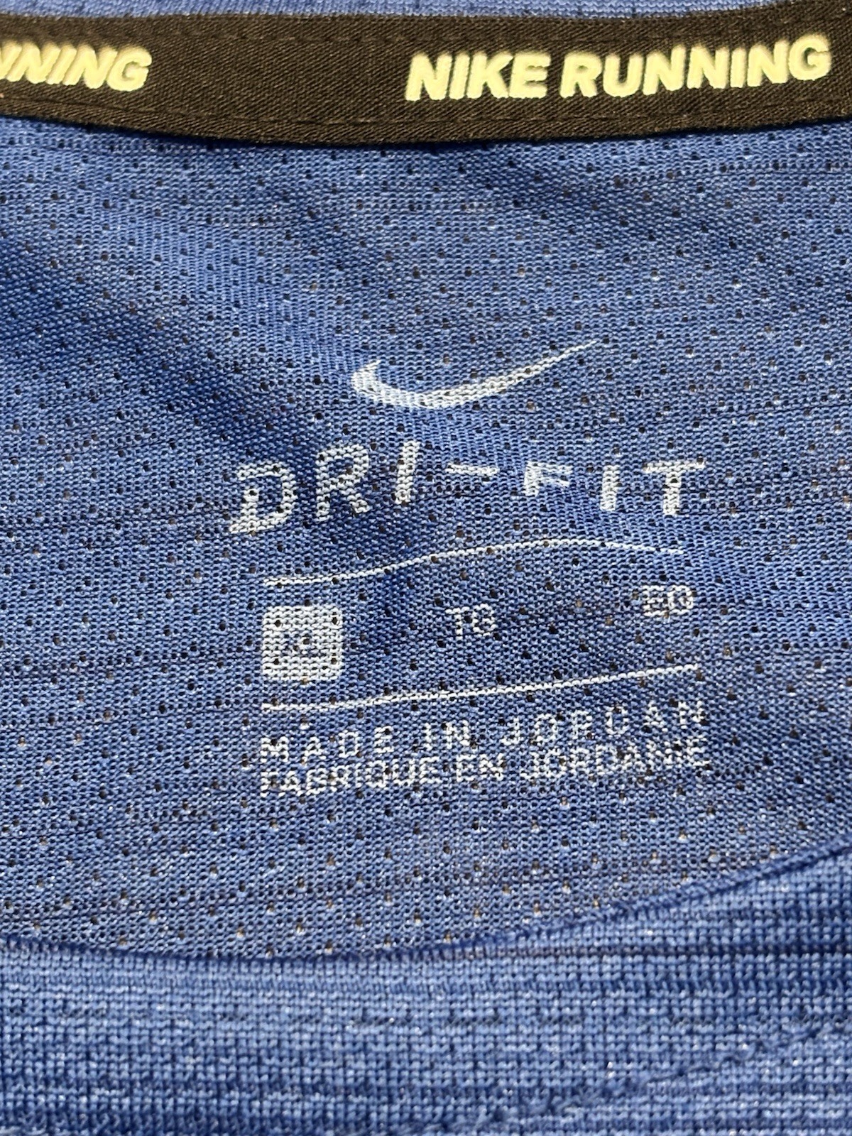 Nike Blue Running Shirt. Breathable Dri-fit Size XL gallery