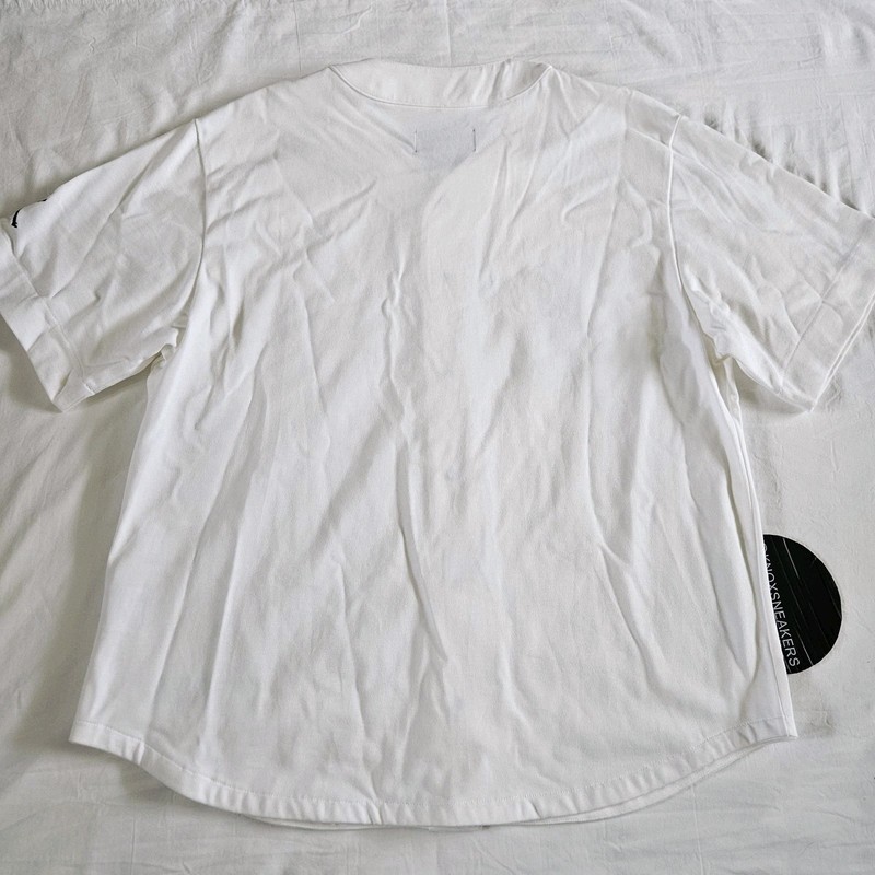 Nike Air Jordan Flight MVP Baseball Jersey White FN4663-100 Men's Size Large gallery