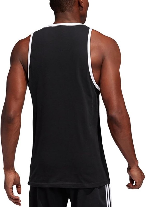 adidas Men's Badge of Sport Classic Tank, Black, S gallery