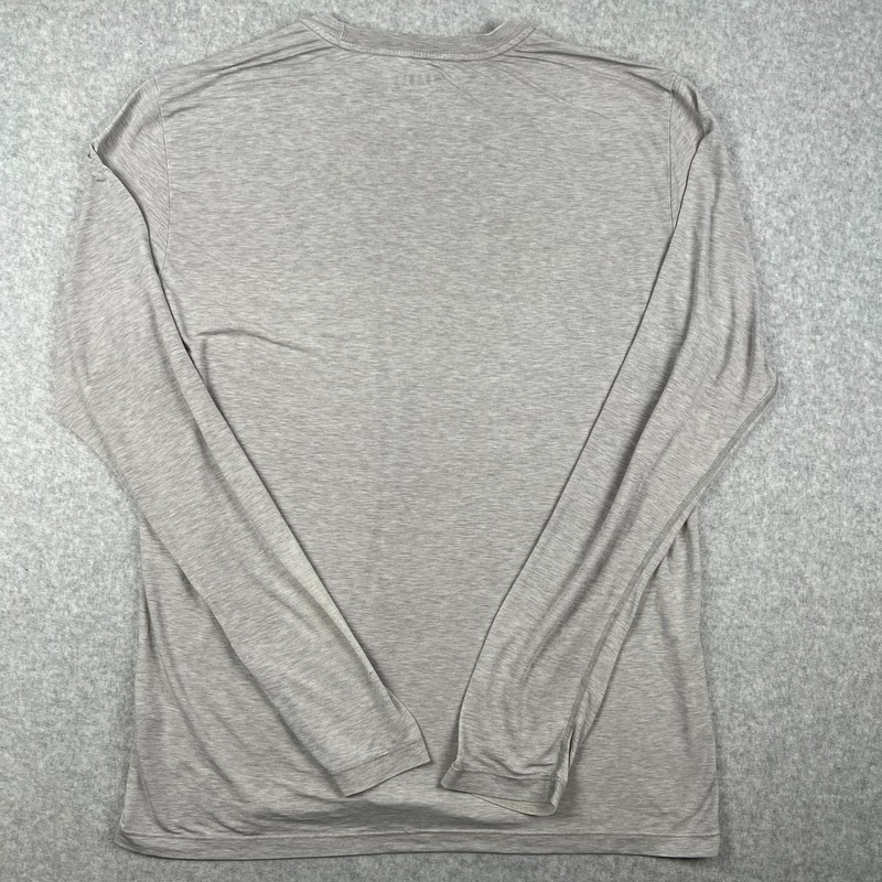 Nobull Graphic Shirt Performance Stretch Long Sleeve XL Mens Grey Gym Active gallery