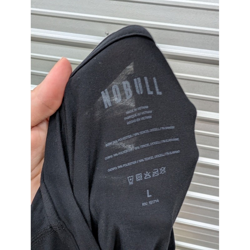 Nobull NWT Men's NFL Combine Authentic Long Sleeve Training Shirt Black- Large gallery
