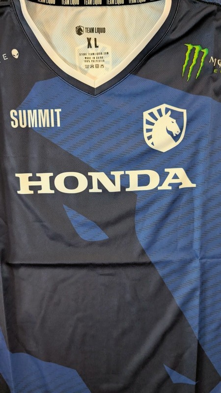 Team Liquid Esports Summit Jersey Size XL Honda Alienware Monster Energy New gallery