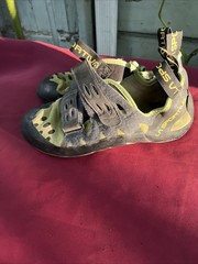 La Sportiva Tarantula Climbing Shoes Orange Black Size EU 44US 10.5