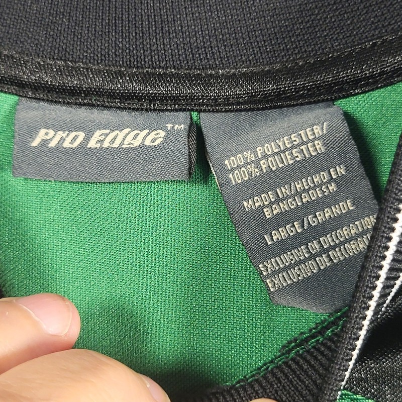 Boston Celtics NBA Basketball Jersey Mens Large Green Sleeveless Vntg Pro Edge gallery