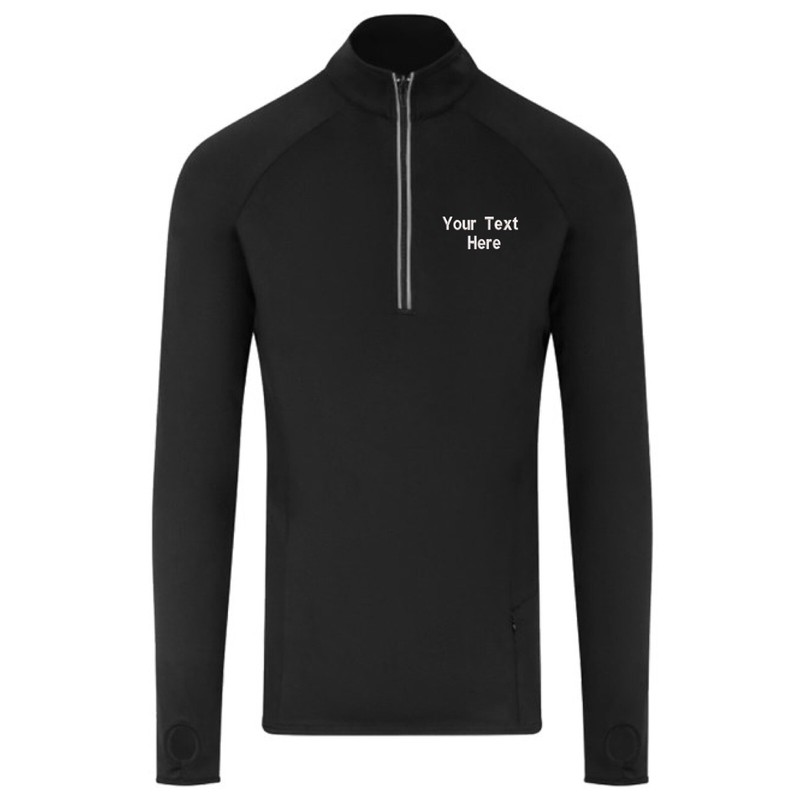 Personalised Custom Embroidered Just Cool Awdis Cool Flex Long Half-Zip Top gallery