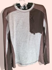 CROSS EYED MOOSE Outer LS Active Tee Performance Crew Men’s L NWT