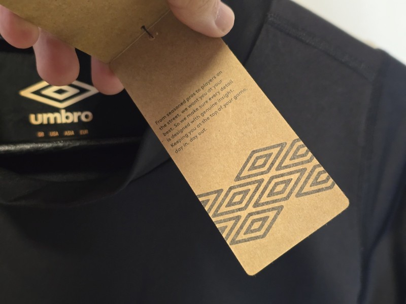 Umbro Training L/S Top Compression Base Layer UK L Black Mock Turtle Neck TSHIRT gallery