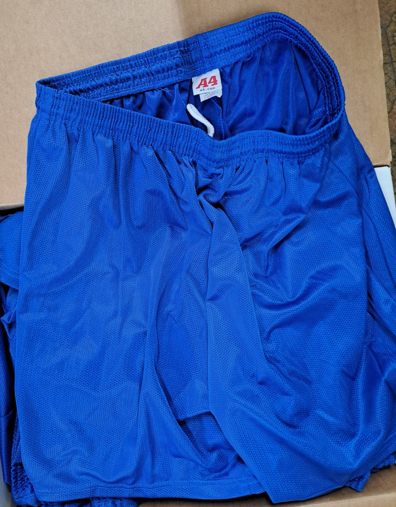A4 APPAREL MEN'S ROYAL BLUE XL MESH SHORTS