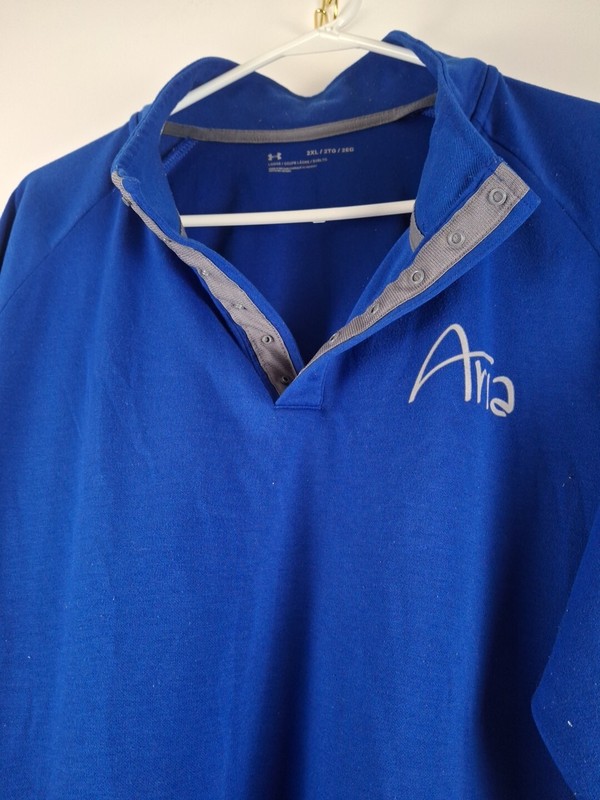 Men's Under Armor Blue Pullover 2XL/2TG gallery