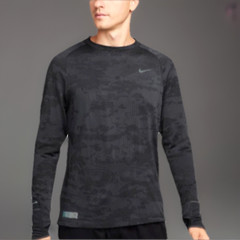 Nike Therma-FIT ADV Running Division Long Sleeve Shirt FB8538-010 Size Small
