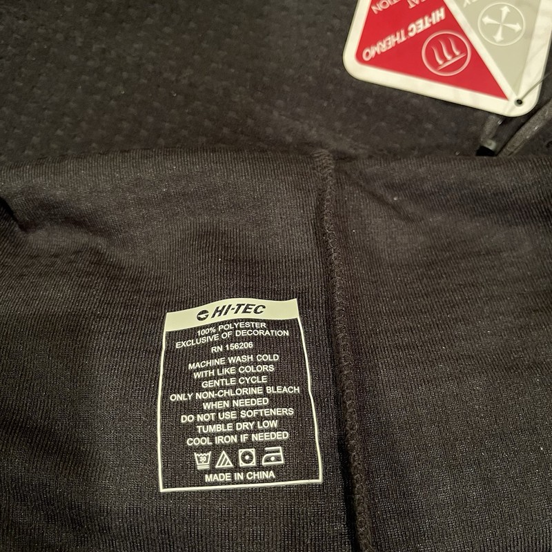 HI-TEC Men's 1/4 Zip Performance Pullover Black- Easy Care- H707F362 Style gallery