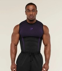 Gymshark Onyx V5.0 Purple Tank Sleeveless M MEDIUM Sealed New