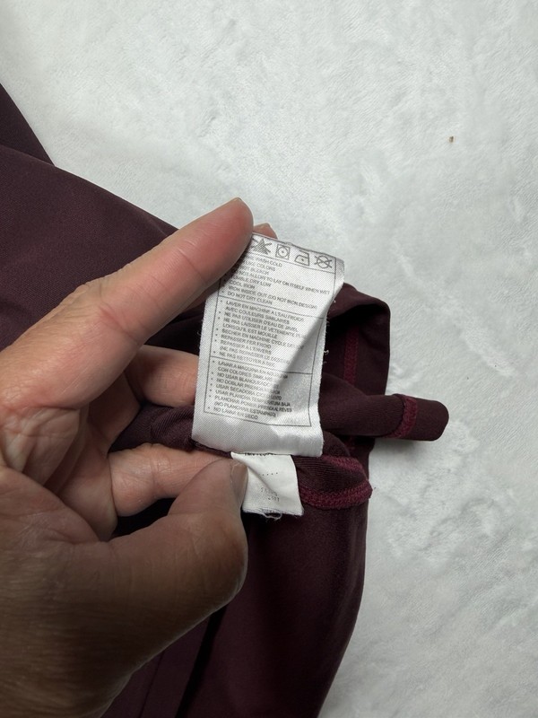 Vintage Y2K Nike Long Sleeve Golf Mock Neck Shirt Embroidered Maroon L gallery