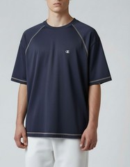 Champion Double Dry Men’s Medium Navy Blue Athletic T-Shirt