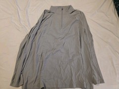 TEK Gear Mens Quarter Zip Wicking 2XB Longsleeve Gray