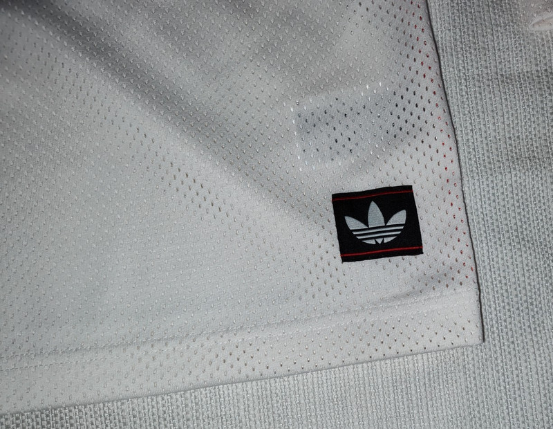 NEW Adidas Originals Men's Mesh Hockey Jersey Red Black White Medium M JY2804 gallery