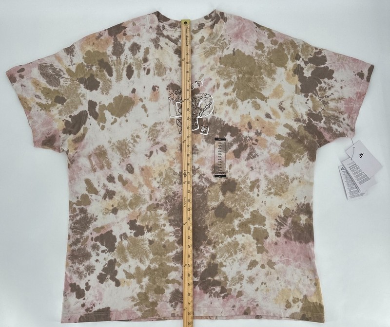 Nike T-Shirt Mens XXL Sportswear Max90 Beige Pink Camo Tie Dye Tee FN1839-601 gallery