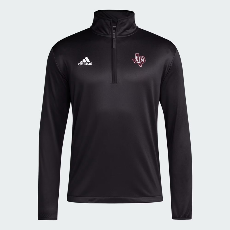 adidas Texas A&M Aggies Elevated Coaches Golf 1/4 Quarter Zip 2XL JZ8589 $100 gallery