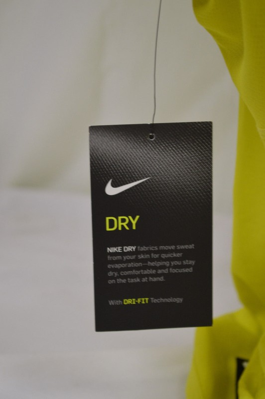 New NIKE VAPOR SPEED FOOTBALL TOP 833527 358 Men's XL ELECTRO LIME Pro Shirt NWT gallery