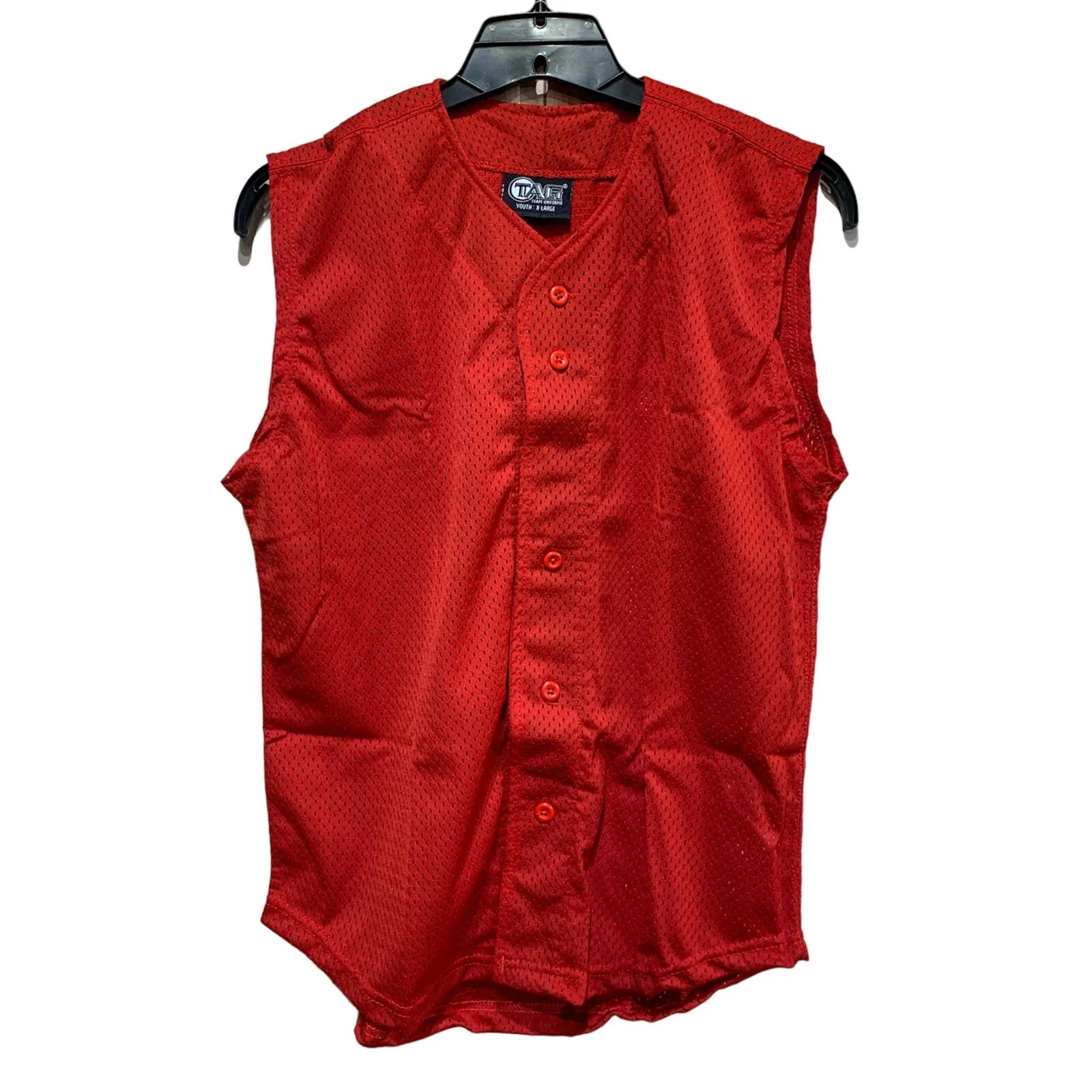 New Tag Team Uniform Adult XL Button Down Baseball Mesh Jersey Tank Top Vest gallery