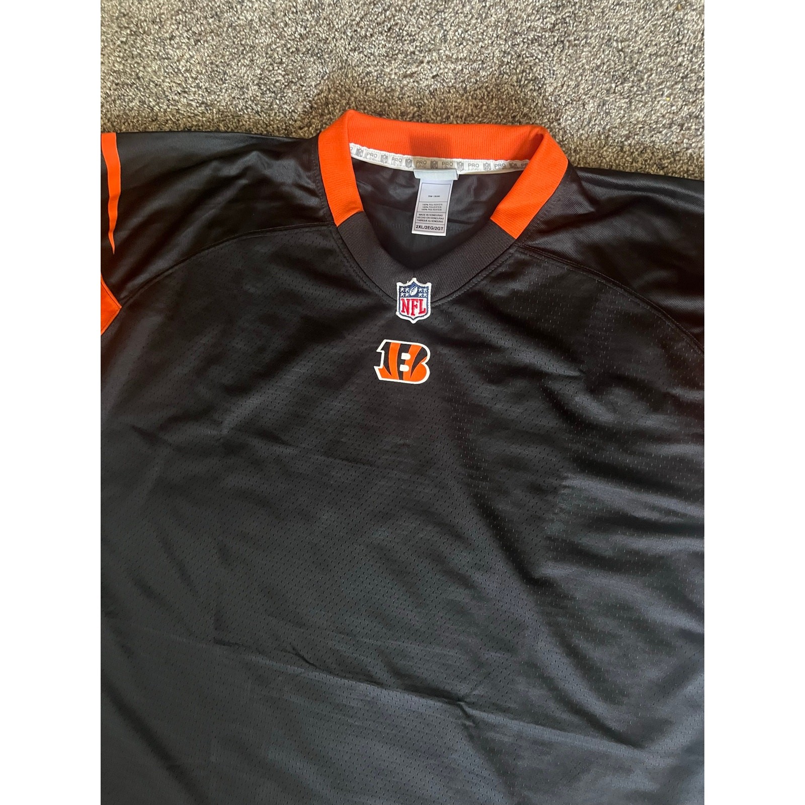 Pro Line NFL Cincinnati Bengals Game Jersey Black 2XL (NWT) - NO NUMBER gallery