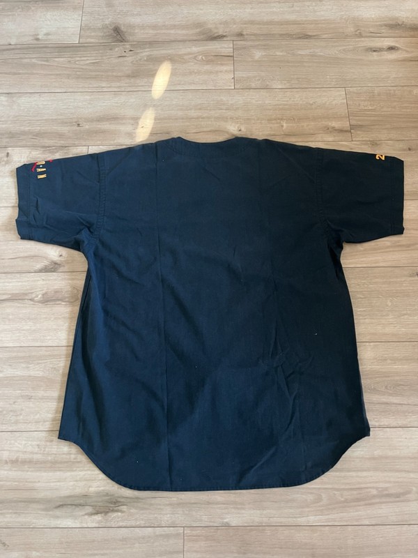 Vintage Nike Air Jordan Black Baseball Jersey Fits XXL gallery