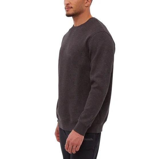 Bench. Men's Fleece Lined Thermal Tagless Neck Dark Gray Size Medium New w/ Tags gallery
