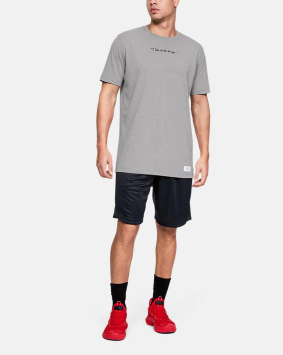 Under Armour Mens SC30 Script Short Sleeve T-Shirt 1342986-035 Gray Multi Sizes gallery