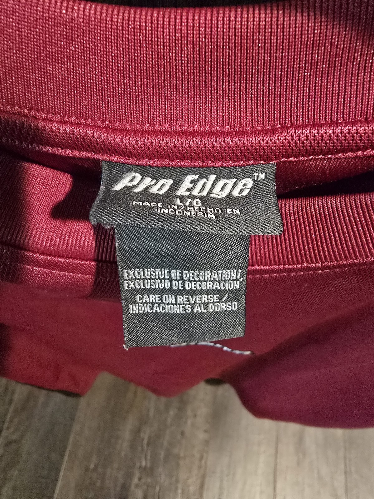 Pro Edge Indiana Athletic Sleeveless Shirt Men's Size L Red Mesh Tank Top gallery