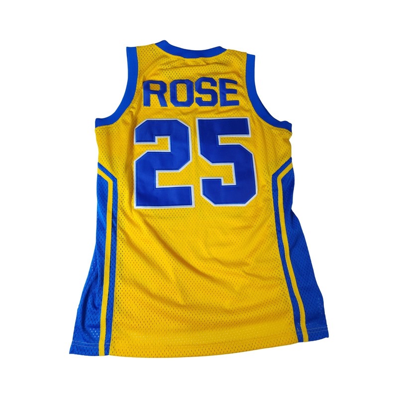 Headgear Classics Derrick Rose Simeon High School Jersey Yellow Blue XS HGA074 gallery