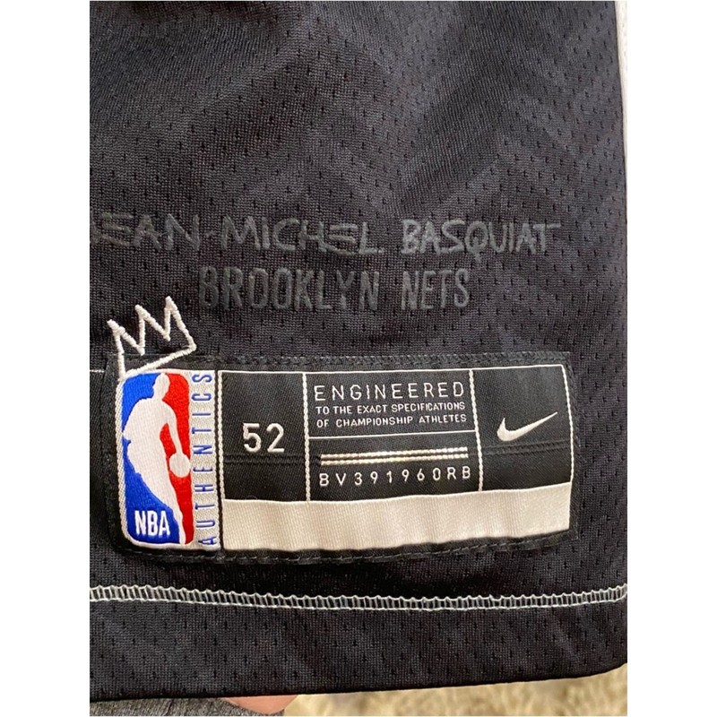 Nike NBA Brooklyn Nets Kevin Durant #7 City Edition Swingman Black Jersey Men XL gallery