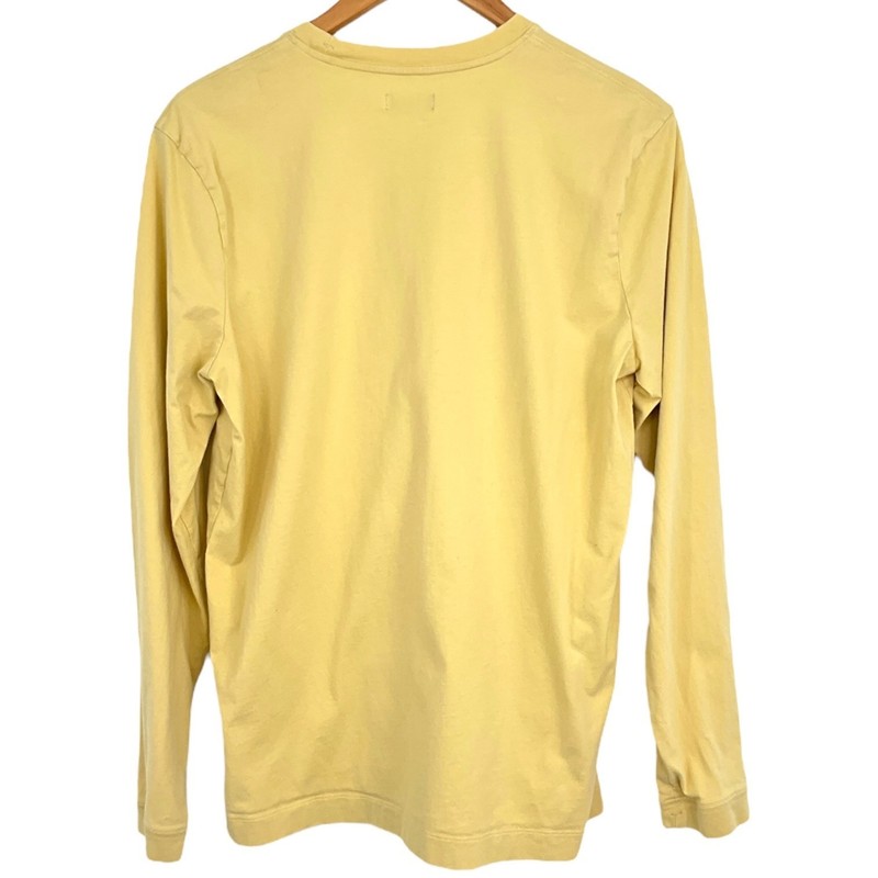 Rapha Logo Long Sleeve T Shirt Yellow Crew Neck Size L 100% Cotton *FLAW* gallery