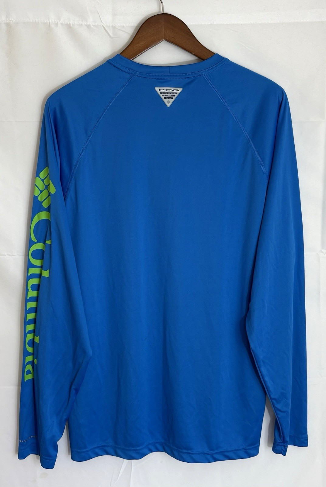 Columbia PFG Terminal Tackle Men's Medium Blue Long Sleeve Fishing T-Shirt Tee gallery