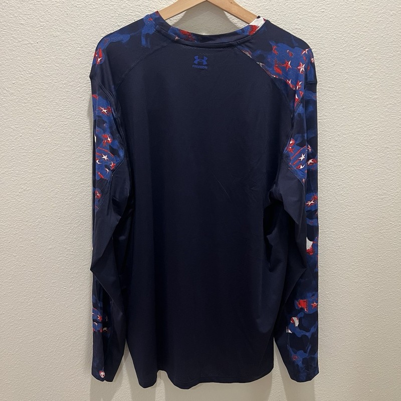 Under Armour Fishing Pro Freedom AOP Iso-Chill Long Sleeve Shirt Mens XL New/Tag gallery