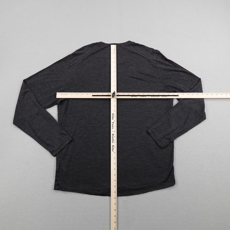 Icebreaker Shirt Mens 2XL Gray Cool Lite Wool Blend Performance Base Layer Trail gallery