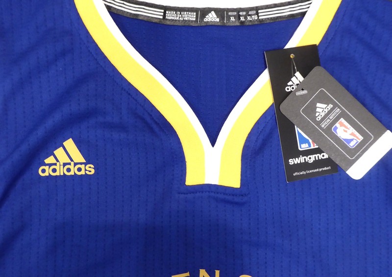 Draymond Green Unsigned Golden State Warriors Blue Adidas Swingman Jersey Size gallery