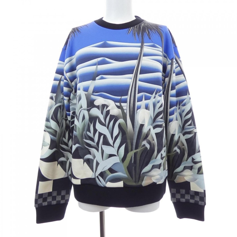 Authentic Louis Vuitton Printed Technical Cotton Sweatshirt HRY24WZE5 Sweats...