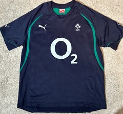 Ireland Rugby IRFU Jersey Shirt Men’s XL Navy Blue Puma O2 Sponsor