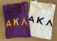 Lot – Vintage 1970’s Durene Football Jerseys Adult M/L, Alpha Kappa Lambda