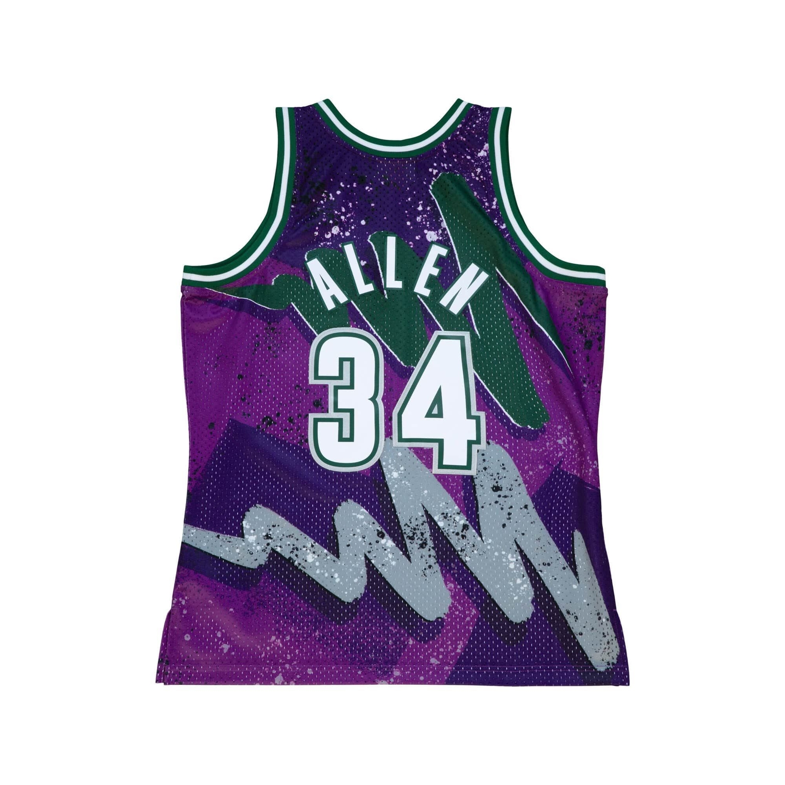 Mens Mitchell & Ness NBA HYPER HOOPS SWINGMAN JERSEY - BUCKS 2000 RAY ALLEN gallery