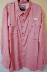 NWT Magellan Outdoor Shirt Fish Gear 4XL Relaxed Fit Long Sleeve Coral Aransas