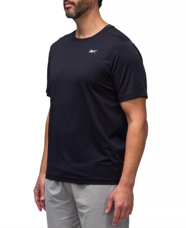 Reebok Men's Short Sleeve Speedwick Tech Style Active Tee Size S Black gallery