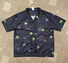 Nike Shirt Top Premium Warm Up Basketball Button Front Loose Fit DM8782 Men’s L
