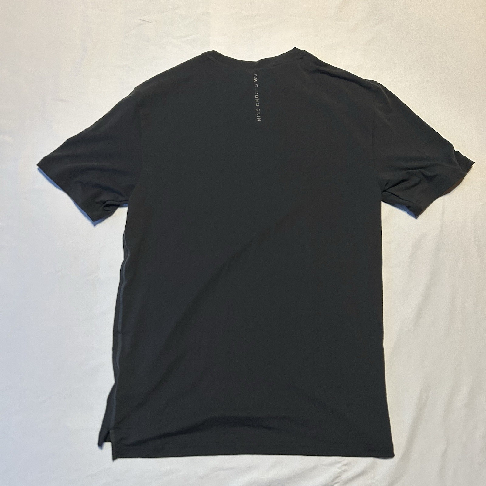SECOND SKIN Men’s Compression Shirt Men's S Black Short Sleeve Running Cycling gallery