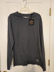Cremieux Men’s XL Long Sleeve Grey Pullover Shirt