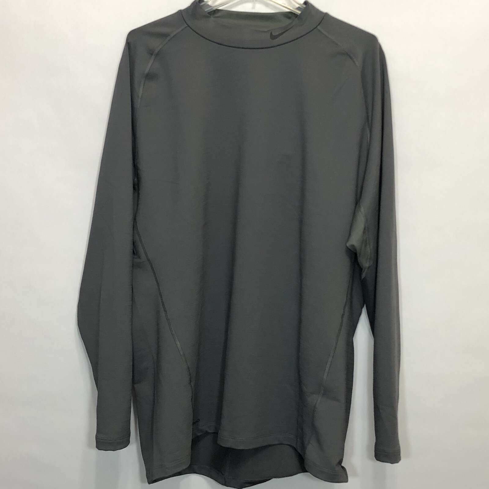 Nike Slim Fit Pro Warm Long Sleeve Compression Training Top Men 2XL CU4970-068 gallery