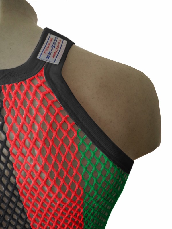 Rasta String Mesh Vest Cotton Rasta Fishnet Unisex Fitted Net Muscle GymTank Top gallery