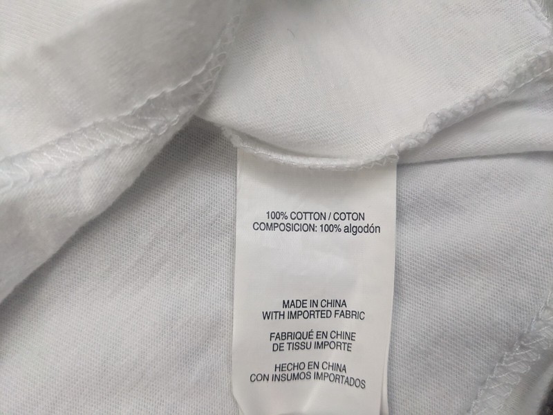Nike Swim Men's Shirt Medium Crew Neck Short Sleeve White Spellout gallery