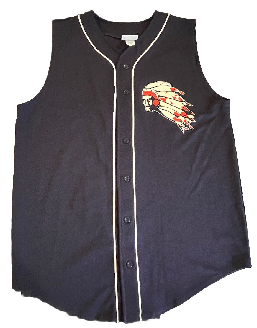 Vintage Teamwork Athletic Apparel Sleeveless Jersey Sz XL 46-48 Native American gallery